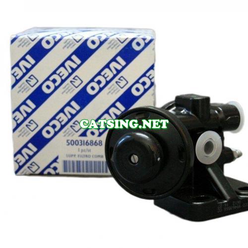 Fuel filter holder Iveco EuroCargo - with/out heating 098432329, 098432433, 500316868, 98432328, 98432329, 98432433,500316868, 39915