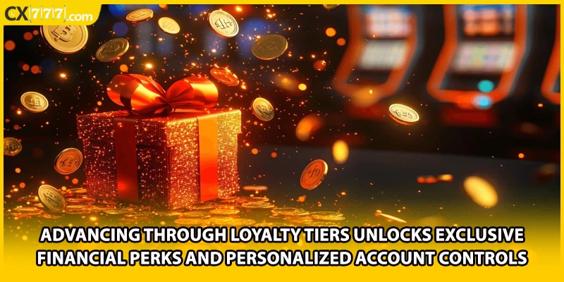 Advancing through loyalty tiers unlocks exclusive financial perks and personalized account controls