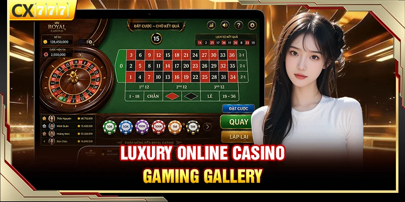 Luxury Online Casino Gaming Gallery