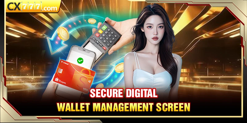 Secure Digital Wallet Management Screen