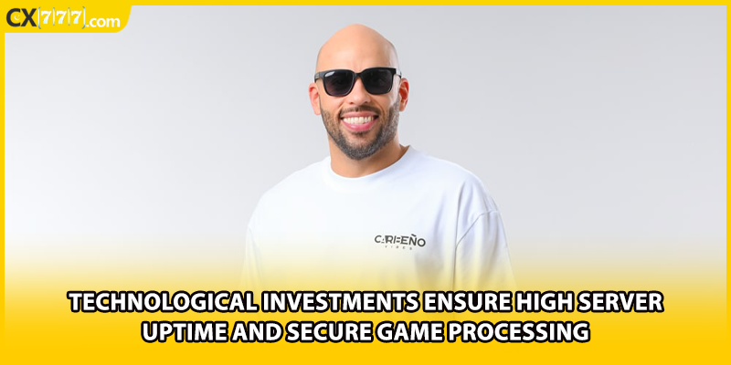 Technological investments ensure high server uptime and secure game processing